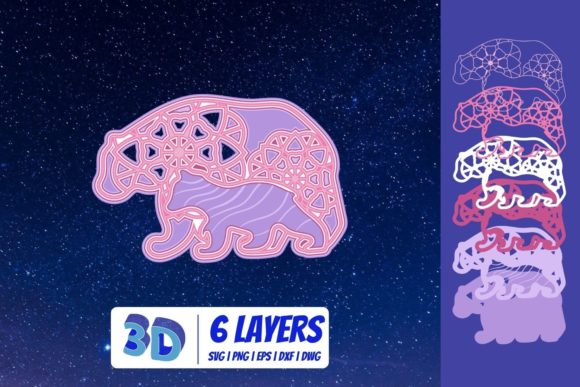 3D Bear SVG Review