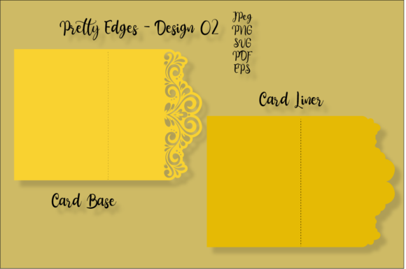 Pretty Edges - Design 02 - Card Kit